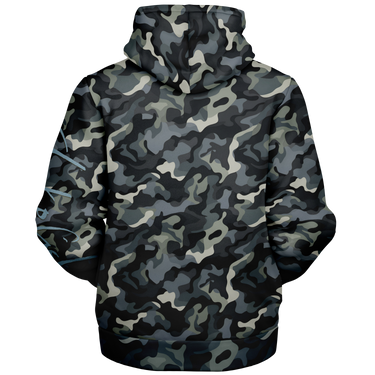 Chokefish™ Microfleece Zip-Up Hoodie Camouflage-007